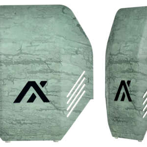 Axil LLC MXPLTG MX Plate  Polymer Over the Head Slate Green