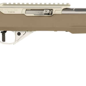 True Precision Inc TP1022FDE3SS TP/22  22 LR 16" Match Grade Barrel, Clear Coat Silver Anodized  Aluminum Receiver w/Picatinny Rail, M-LOK Forend, Flat Dark Earth Magpul Hunter X-22 Polymer Stock