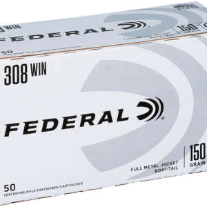 Federal AE308DB American Eagle  308Win 150gr Full Metal Jacket 50 Per Box/5 Case