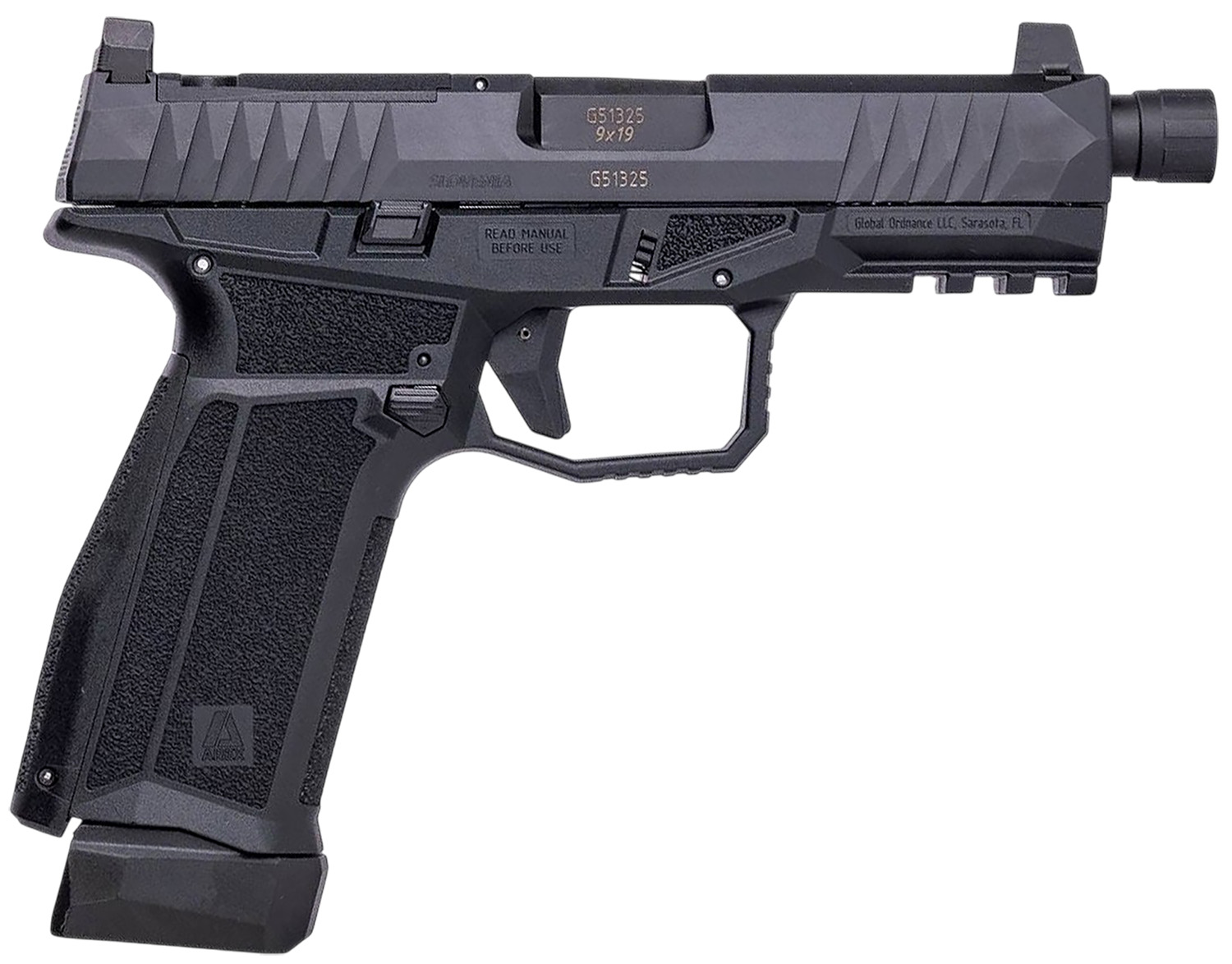 AREX 815537024913 Delta X Gen2 Tactical 9mm Luger 17+1 Threaded Barrel Optic Cut/Serrated Slide