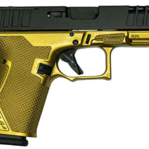 Great Lakes Firearms GL19GGLD Striker  Compact Frame 9mm Luger 15+1 4" Black Nitride Barrel, Optic Cut/Serrated/Window Cut Slide, Polymer Frame, RMR Footprint, Ambidextrous