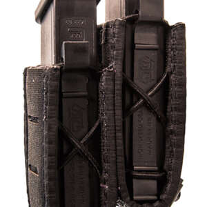 High Speed Gear 41PS02BK Taco Double Duty Staggered Black Nylon Laminate, Pistol