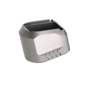 Tyrant CNC TDMPMAGEXFSGREY  Magazine Extension Fits S&W M&P 9/40 5rd Compatible w/ Full-Size M&P 1.0/2.0 frames Grey Aluminum