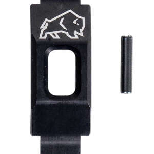 Tapco TAP22064  Trigger Guard Straight Black Aluminum For AR-15