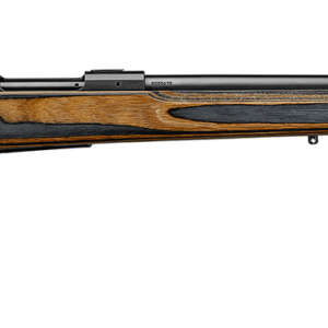 CZ-USA 07513 600+ Range 308 Win 5+1 24" Black Nitride Threaded Barrel, Black Nitride Steel Drilled & Tapped Receiver, Varnished Laminate Stock w/Adj Cheekrest