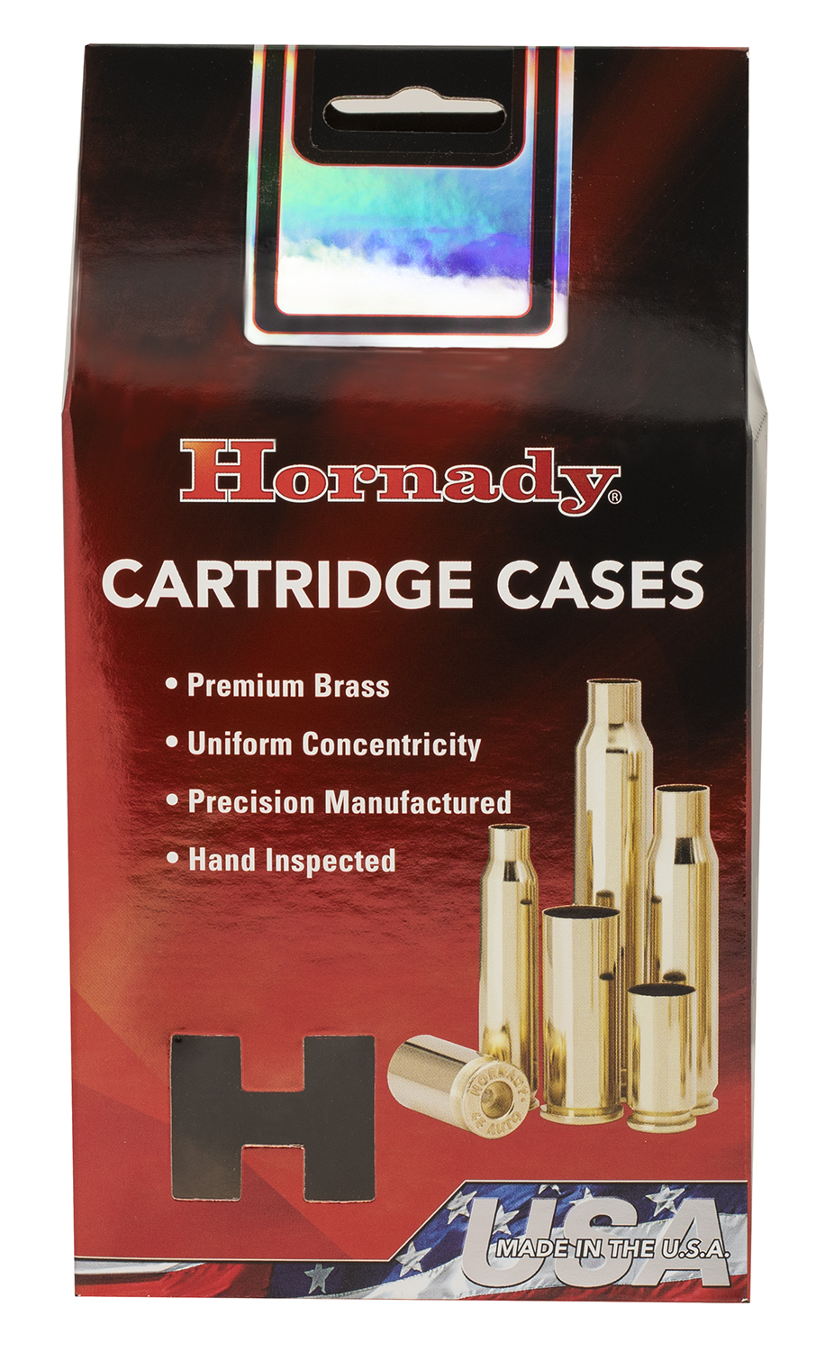 Hornady 8745 Unprimed Cases 10mmAuto Handgun Brass 100 Per Box/5 Case