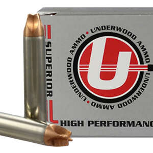 Underwood Ammo 908Underwood Ammo 908 Xtreme Hunter 45-70Gov 325gr Solid Monolithic 20 Per Box/10 Case