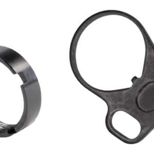 White Label Armory WLA-BUF-7008-01  End Plate Kit Ambidextrous Black Aluminum/Steel AR-15