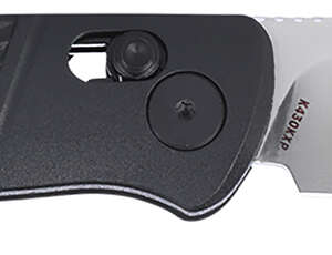 CRKT K430KXP Counterpart  EDC 3.38" Folding Drop Point Plain Satin 12C27 Sandvik SS Blade, Black GRN Handle