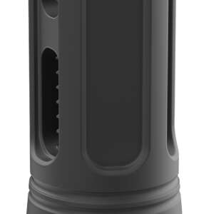 Breek Arms BRK4320 Sentinel Caged Flash Hider Black Nitride Steel 1/2"x28 Threads 223 Cal/5.56mm Compatible w/ Breek-LOK 3QD