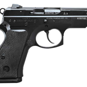 CZ-USA  75D PCT 50th Anniversary Elite Compact 9mm Luger 15+1 3.75" Black Steel Barrel & 50th Anniversary Engraved/Serrated Slide, Black Polycoat Aluminum Frame w/Beavertail, Black Rubber Grip