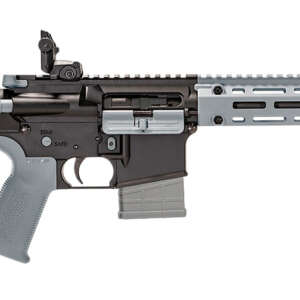 Tippmann Arms A101337 M4-22 LTE 22 LR 10+1 16" Black Parkerized Threaded Barrel, Matte Black Aluminum Receiver w/Picatinny Rail, Wolf Gray M-LOK Handguard Composite Forend, Black Polymer Stock, Gray G