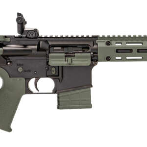Tippmann Arms A101338 M4-22 LTE 22 LR 10+1 16" Black Parkerized Threaded Barrel, Matte Black Aluminum Receiver w/Picatinny Rail, OD Green M-LOK Handguard, Composite Forend, Black Polymer Stock, OD Gre