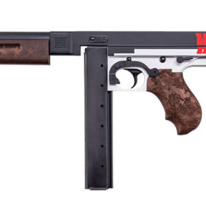 Thompson TM1C6 Marines 250th Anniversary 45 ACP 30+1 16.50" Midnight Blue Cerakote Barrel, Midnight Blue/Stormtrooper White Cerakote Steel Receiver, Engraved Walnut Fixed Stock, Engraved Wood Grip