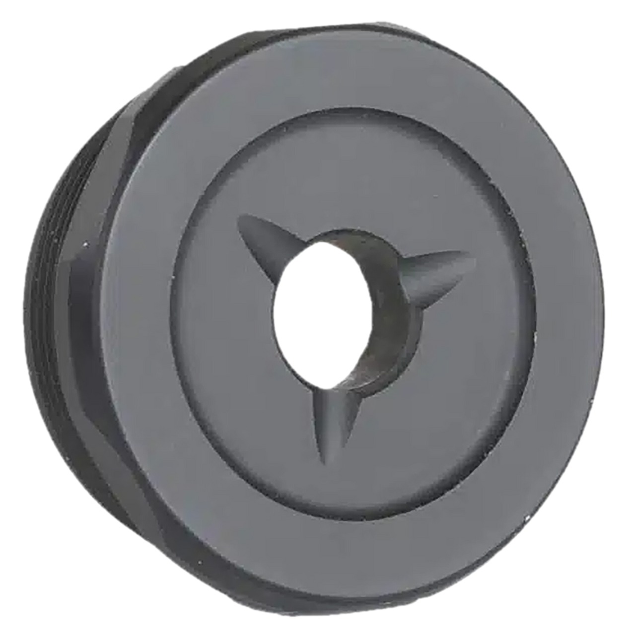 Jk Armament JK155LTEC22 LT Flash Reducer End Cap 22Cal Fits Aluminum Hard Anodized Black