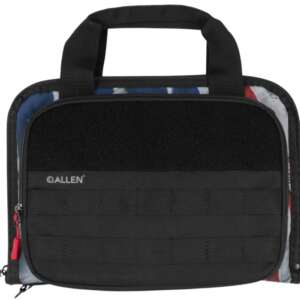 Allen 1122 Victory Taper Case Double Red/White/Blue Holds 2 Handguns