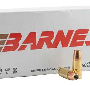 Barnes Bullets 32528   9mmLuger 115gr Semi Jacketed Hollow Point 20 Per Box/10 Case