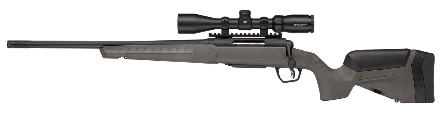 Savage Arms 32491 110 Trailblazer 270 Win 4+1 20" Fluted Barrel, Flat Dark Gray Adj LOP Synthetic Stock, Left Hand