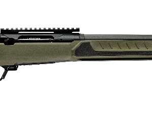 Savage Arms 32631 110 Core Predator Full Size 5.56 NATO 10+1 22" Medium Heavy Fluted Barrel, Arca Rail Forend, Hunter Green AccuStock w/AccuFit V2 Synthetic Stock, Left Hand