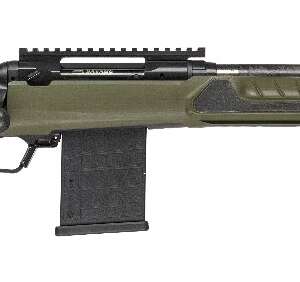 Savage Arms 32664 110 UltraLite Predator 308 Win 10+1 18" Carbon Fiber Barrel, Arca Rail Forend, Hunter Green AccuStock w/AccuFit V2 Synthetic Stock, Right Hand