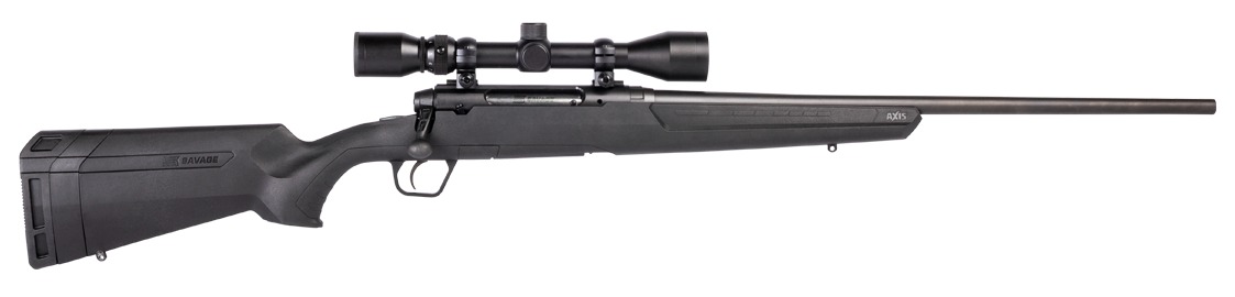 Savage Arms 57987 Axis XP 350 Legend 4+1 18" Matte Black Black Carbon Steel Barrel & Drilled & Tapped Receiver, Black Fixed Synthetic Stock, Weaver 3-9x40mm Scope, Right Hand