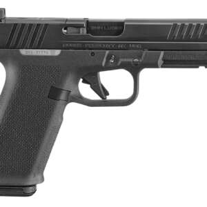 Ruger 19444 RXM  9mm Luger 17+1 4.50" Black FNC Nitride Alloy Steel Barrel & Optic Ready/Serrated Slide, Black Polymer Frame w/Accessory Rail, Textured Grip, RMR/RMSc/DeltaPoint Pro Footprint