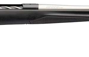 Browning 036115294 X-Bolt 2 Special LR Full Size 6.5 PRC 3+1 24" Matte Stainless Threaded Barrel, Matte Stainless Steel Drilled & Tapped Receiver, Black Adj Comb & LOP Synthetic Stock Right Hand