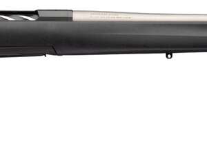 Browning 036120294 X-Bolt 2 Special Max LR Full Size 6.5 PRC 3+1 24" Matte Stainless Heavy Sporter Threaded Barrel, Matte Stainless Stainless Steel Drilled & Tapped Receiver, Black Adjustable Max Synt