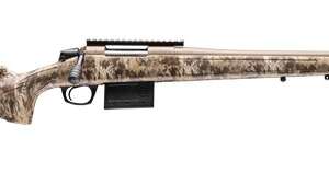 CVA CR4052 Cascade Varmint Hunter 22-250 Rem 10+1 20" Flat Dark Earth Cerakote Threaded Barrel & Receiver w/Picatinny Rail, Krytek Highlander Adj Comb & LOP Synthetic Stock