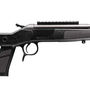 CVA CR4437XP Cascade XP-SB SBR 308 Win 1rd 16.50" Matte Stainless Steel Fluted Threaded Barrel & Receiver w/Picatinny Rail, Graphite Black Adj Buffer Tube Synthetic Stock, Black Grip