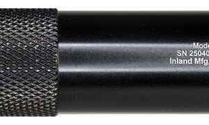 Inland MFG IM9MM   9mmLuger Black Aluminum 1/2"x28