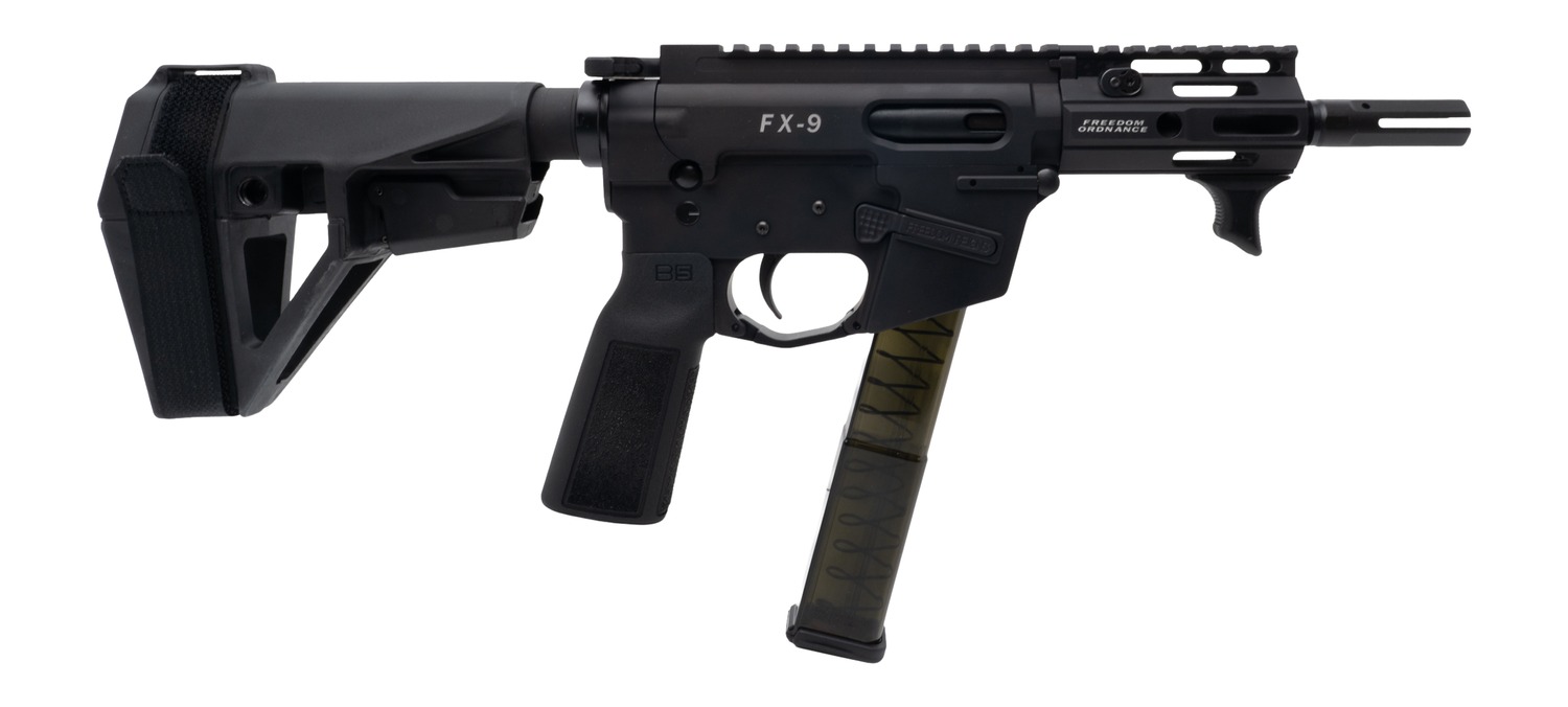 FREEDOM ORDNANCE FX9P4E-BLK 9MM 4" SBA5 BRACE
