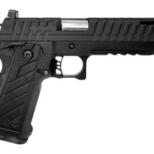 Live Free Armory HG8640-N Apollo 11 V2 Full Size Frame 9mm Luger 18+1 4.90" Stainless Barrel, Black Cerakote Steel Optic Cut/Serrated Slide, Black Cerakote Steel Frame w/Beavertail & Picatinny Rail, B