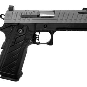 Live Free Armory HG8642-N Apollo 11 V2 Compact 9mm Luger 18+1 4.15" Stainless Barrel, Gray Cerakote Steel Optic Ready/Serrated Slide, Black Cerakote Steel Frame w/Beavertail & Picatinny Rail, Black Al