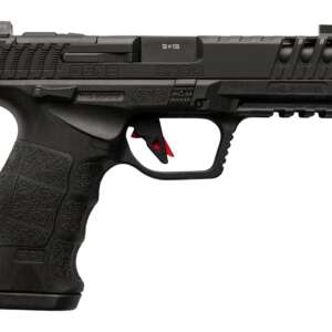 Sarsilmaz SAR9G3BL10 SAR9 Gen3 Full Size 9mm Luger 10+1 4.50" Black Barrel, Black Steel Optic Cut/Serrated Slide, Black Polymer Frame w/Picatinny Rail, Interchangeable Backstrap Grip, RMSc Footprint