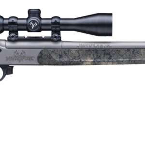 Traditions CR53846604537 NitroFire Pro 50 Cal 209 Primer Firestick 26" Tungsten Cerakote Fluted Threaded Barrel, Drilled & Tapped Steel Receiver, Adj Cheek Piece & LOP Desert Web Synthetic Stock, 3.5-