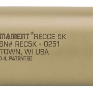 Griffin Armament GAREC5KFDE-W Recce 5K 5.56mm 1.50" Flat Dark Earth Stainless Steel 1/2"x28