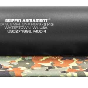 Griffin Armament GAREV9M4-W Revolution 9mm 1.375" Black Aluminum/Stainless Steel