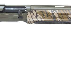 Pointer REXPFT12TCAMO Field Tek FT12 12 Gauge Semi-Auto 3" 5+1 24" OD Green Cerakote Vent Rib Barrel, OD Green Cerakote Aluminum Drilled & Tapped Receiver, Fixed Mossy Oak Bottomland Synthetic Stock,