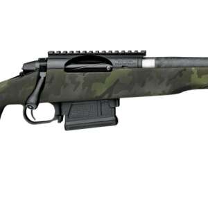 Proof Research 151396 Elevation MTR 2.0 6.5 PRC 3+1 20" Carbon Fiber Match Grade Threaded Barrel, Black Receiver w/Picatinny Rail, Midnight Camo Proof Fixed Carbon Fiber Stock, Right Hand