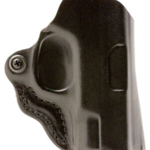 DeSantis Gunhide 019BAB6Z0 Mini Scabbard  OWB Black Leather Belt Slide Fits Glock 17/19/23/32/36 Right Hand