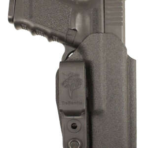 DeSantis Gunhide 137KJX7Z0 Slim-Tuk  IWB Black Kydex Belt Clip Fits S&W M&P Shield 9/40 Ambidextrous