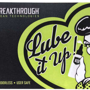 Breakthrough Clean BTRGMP Pistol  Cleaning Mat Neoprene/Polyester 17" Long Breakthrough Cleaning Products Illustration