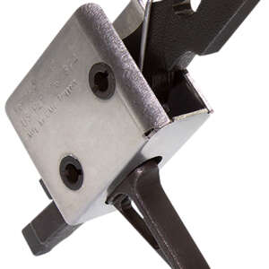 CMC Triggers 91507 Drop-In  Single-Stage Flat Trigger w/ 3.50 lbs Draw Weight & Black/Silver Finish