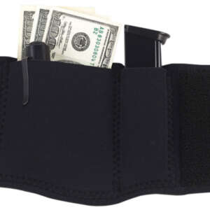 Galco CAS Ankle Safe  Fits Springfield SA-35 13" Hook & Loop Mount Black Neoprene