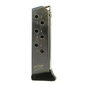WAI MAG PPK/S 380 W/FR 7RD NKL