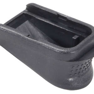 Pachmayr 03882 Grip Extender  Extended 2rds, Compatible w/Glock26/27/33/39 add 2rd, Black Polymer 2 Per Pack