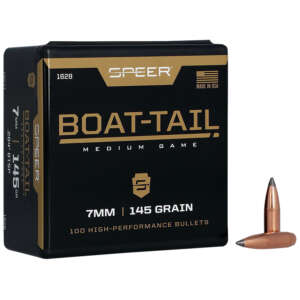 Speer 1628 Boat-Tail  7mm 145gr Jacketed Soft Point Boat Tail 100 Per Box/5 Case
