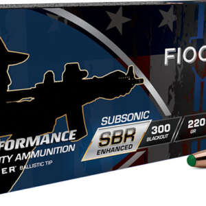 FIO 300BLK 220GR SBR BT 20RD