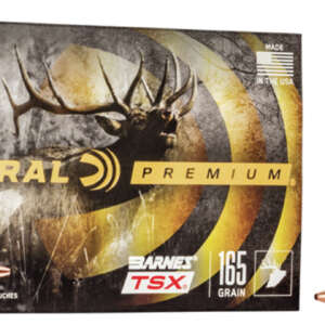 Federal P308H Premium  308Win 165gr Barnes TSX 20 Per Box/10 Case